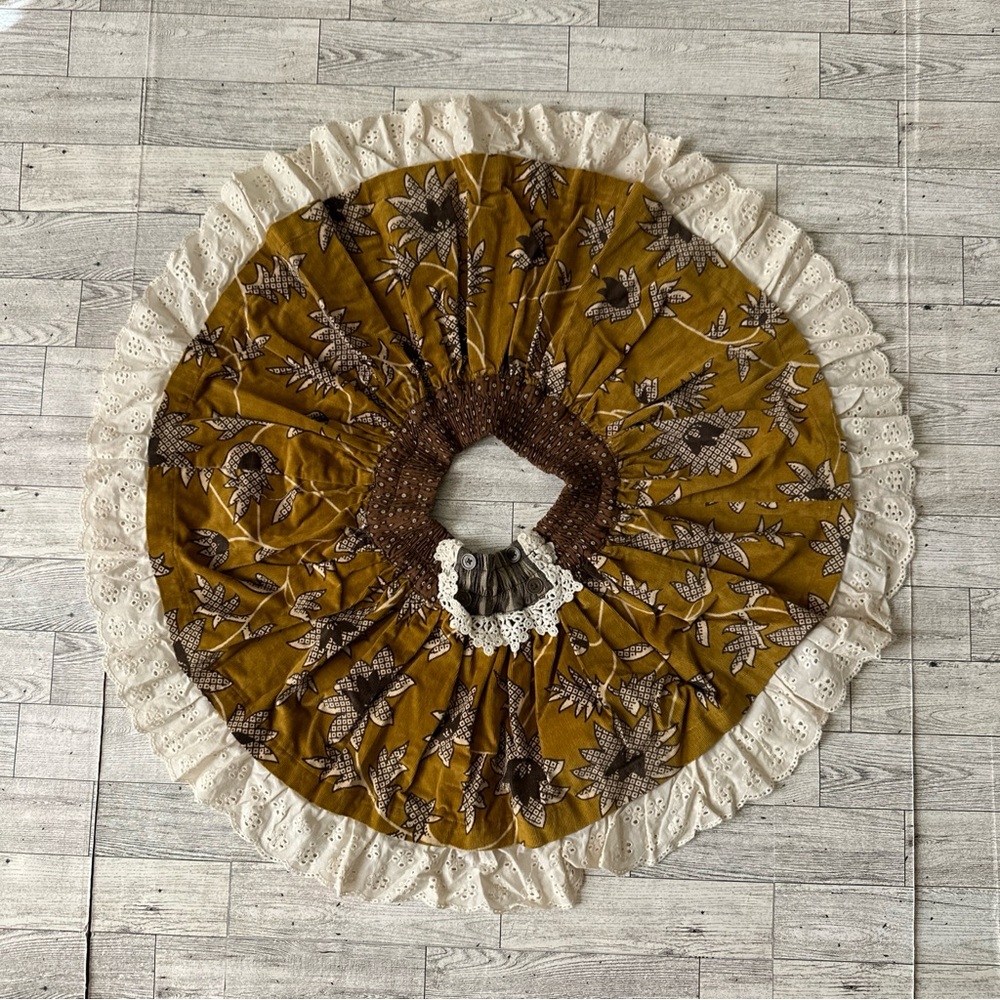 Mustard Pie Girls Brown Twirl Skirt Size 2T